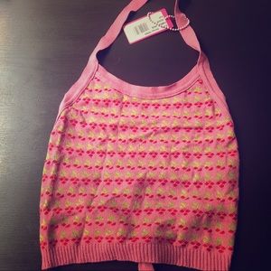 Fiorucci cherry halter top!